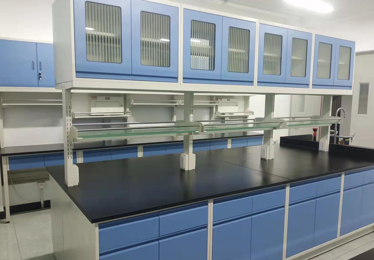 實(shí)驗(yàn)臺(tái)帶吊柜和試劑架 實(shí)驗(yàn)臺(tái)帶吊柜和試劑架