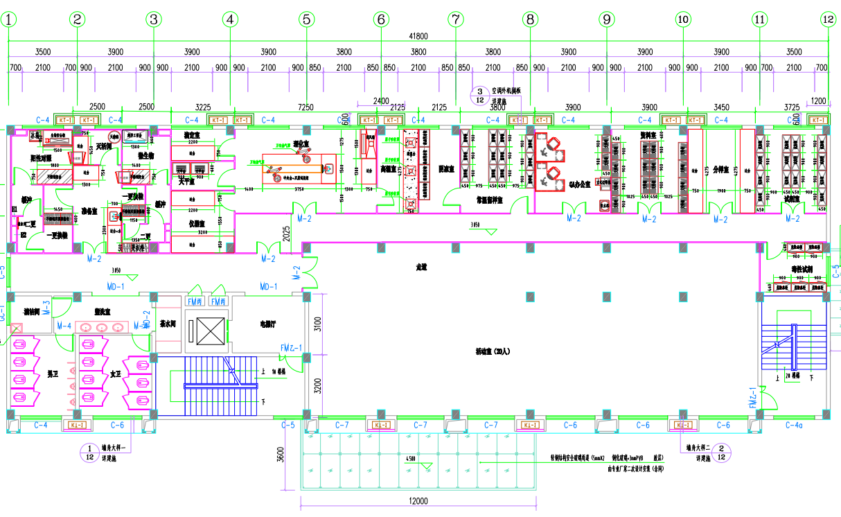 化學(xué)實驗室平面設(shè)計圖